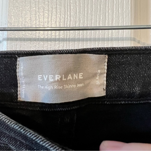 Everlane The High Rise Skinny Jean 31 ankle button fly - Picture 3 of 6